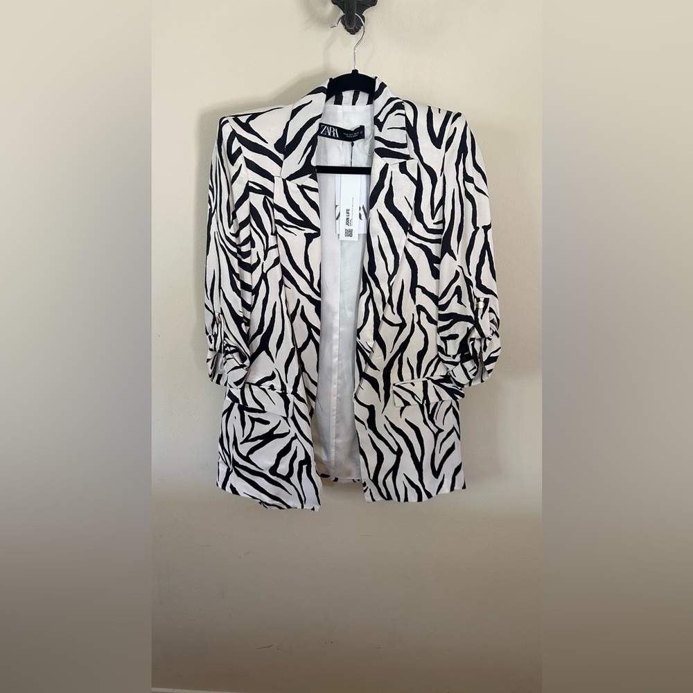 Zebra print jacket